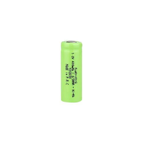 1.2V 400 mAh - 2/3AAA - Ni-Mh Şarjlı Pil -Flat-Başsız
