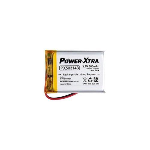 PX503143 - 3.7V 600 mAh Li-Polymer Pil - Devreli