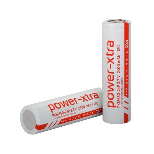 PX18650-24P - 3.7V 2400 Mah Li-ion Şarjlı Pil - 12C - 30A