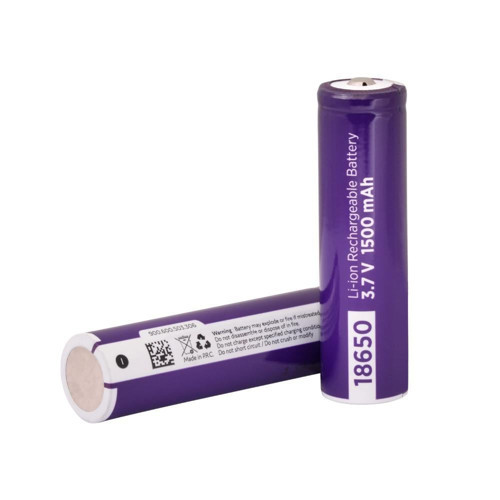 PX18650-15LW - 3.7V 1500 Mah Li-ion Şarjlı Pil - Başlı - 0.5C