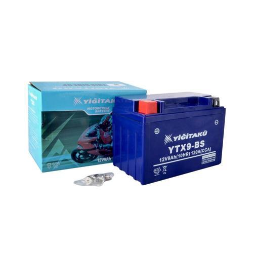 12V 9Ah (C10) Motosiklet Aküsü YTX9-BS