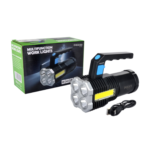 PS-353 Power+Cob Ledli Şarjlı El Feneri