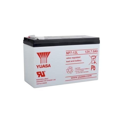 NP7-12L - 12V 7 Ah F2 (Kalın) Bakımsız Kuru Akü
