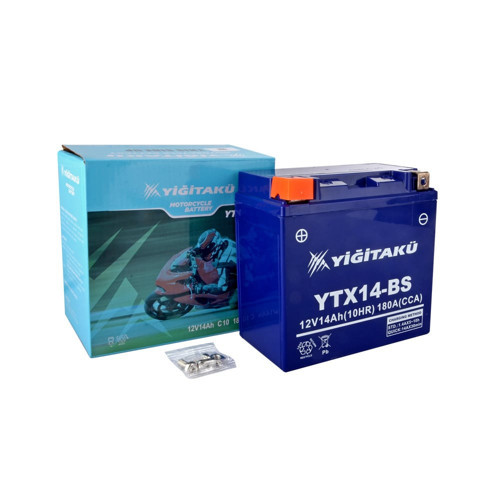 12V 14Ah (C10) Motosiklet Aküsü YTX14-BS