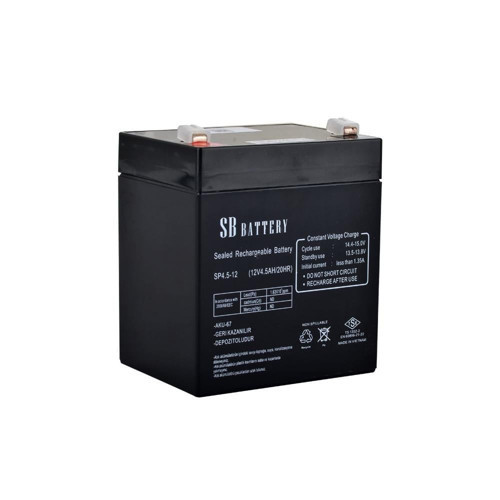 SP4.5-12 12V 4.5 Ah Bakımsız Kuru Akü