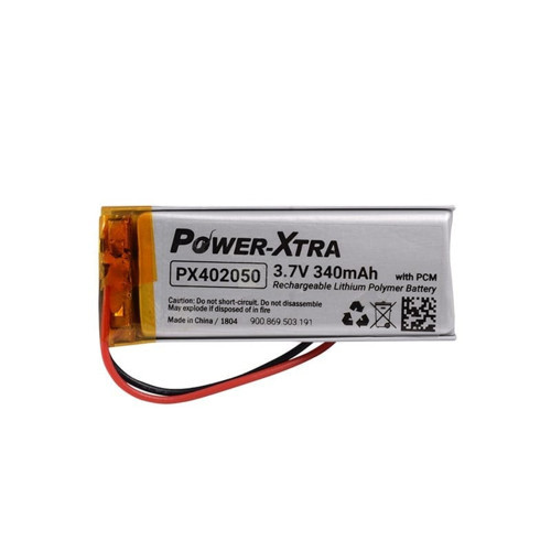 PX402050 - 3.7V 340 mAh Li-Polymer Pil - Devreli