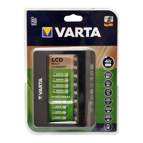 57681 LCD 8li Slot AA - AAA Pil Şarj Cihazı