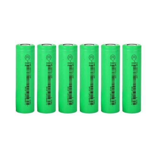 INR18650-25P - 3.7V 2500 mAh Li-ion Şarjlı Pil - 30A 6 Lı Paket