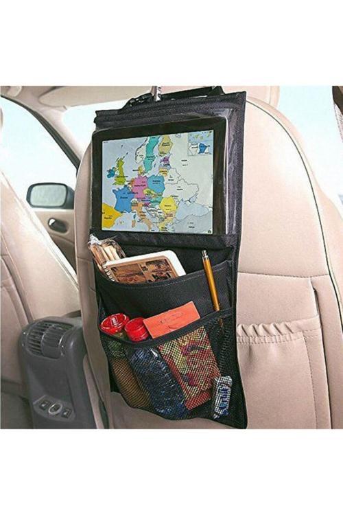Araç Içi Aksesuar Koltuk Arkası Tablet Telefon Çantası Tutucu Organizer Eşya Düzenleyici