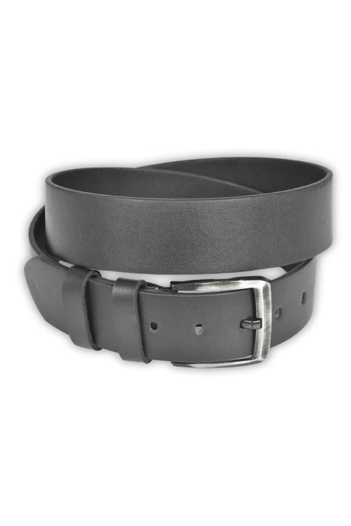 Erkek Siyah 4,5 cm Suni Deri Spor Kot Kemeri 2402605