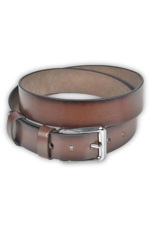Erkek Kahve 4 cm Eninde Demir Tokalı Suni Deri Spor Kemer 2402613