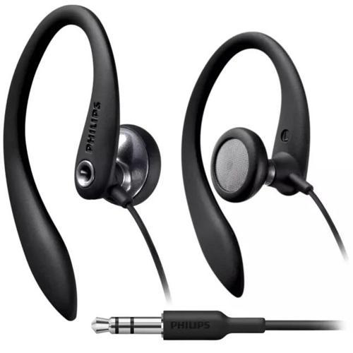 PHILIPS SHS3200BK/37 Esnek Kulak Kancalı Kulaklık Black