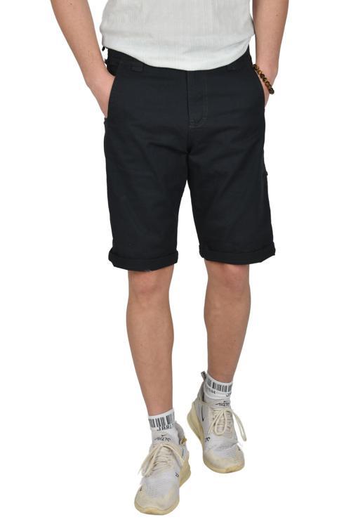 Erkek Petrol Yeşili Yeni Sezon Yan Cep Fermuarlı Slim Fit Kargo Şort Kapri 2301613