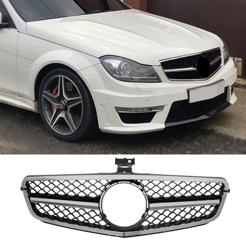 C-Class W204 Ön Panjur Krom AMG Model 2007-2014