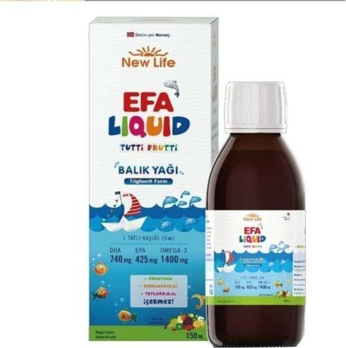 Efa Liquid Tutti Frutti Balık Yağı Şurup