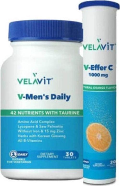 Erkeklere Özel Multivitamin Ve C Vitamini Destek Paketi