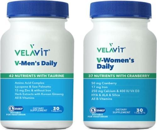 Multivitamin Set | V-Daily Men 30 Tablet - V-Daily Women'S 30 Tablet