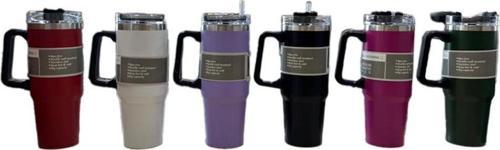 YK1462 Pipetli 900 ml Çelik Bardak Termos Siyah