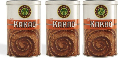 Kakao Tozu 3 Adet 250G Teneke Kutu