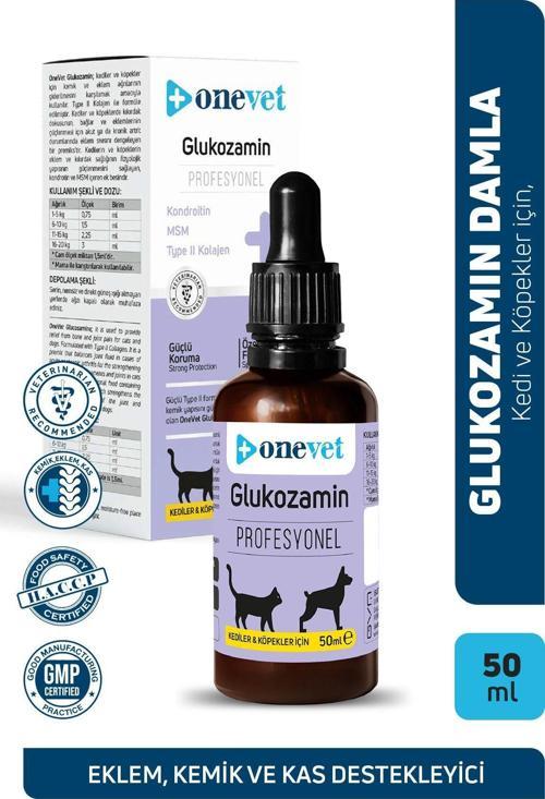 Glukozamin Damla 50 Ml Kedi Ve Köpekler İçin Eklem Ve Kıkırdak Sağlığı Destekleyici