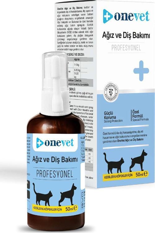 Kedi Ve Köpekler İçin Ağız Ve Diş Bakımı Destekleyici Damla 50 Ml