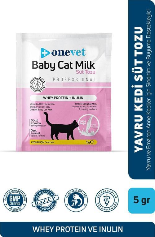 Yavru Kedi Süt Tozu Şase 5 Gr Sindirim Ve Büyüme Destekleyici Emziren Anne Ve Yavru Kediler Için