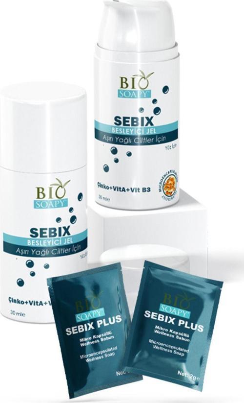 Sebix Jel+Sebix Plus Saç Sakal Puilanan Deri Için Onarıcı 30 Şase /30 Ml 2 Li Set