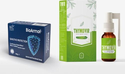 Thymovir Agız Boğaz Hiyjen Sprey Doğal Antiseptik 2 Adet El Yüz Hyjen Bioarmor Sabun