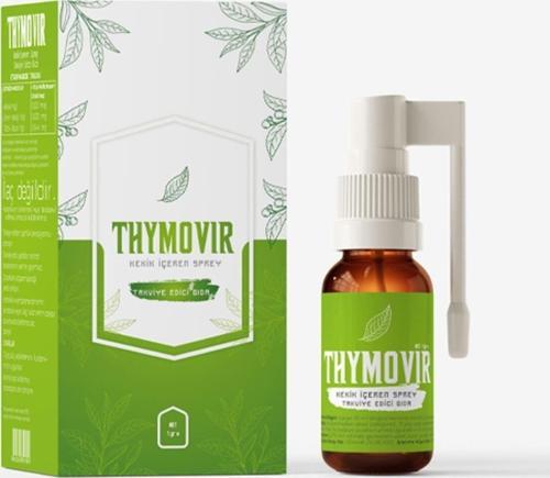 Thymovir Doğal Boğaz - Agız Spreyi Takviye Edici Gıda Vitamin C Desteği 1 Gr Toz/ 30 Ml