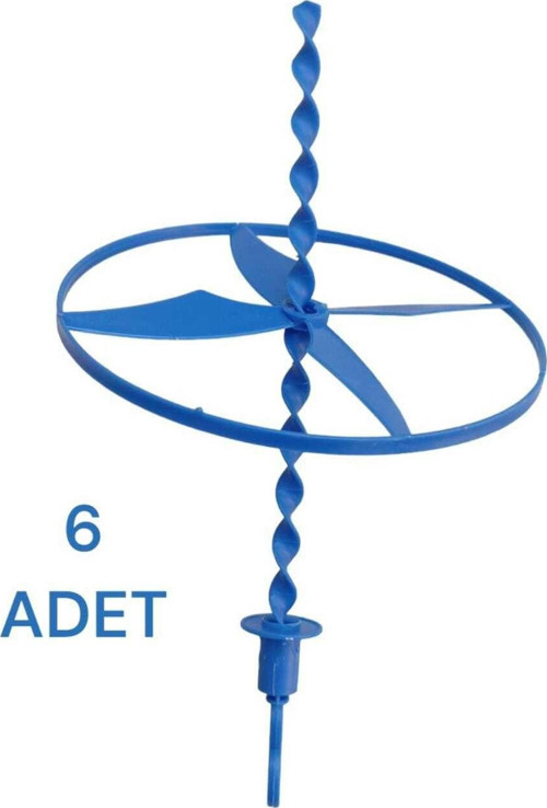Ufo daire 6 adet mavi