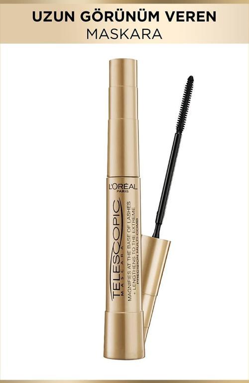 L'Oreal Paris Telescopic Uzun Görünüm Veren Maskara - Siyah