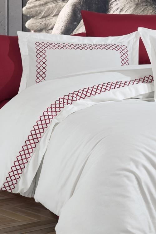 DOLCE KREM-BORDO NEVRESİM TAKIMI ÇK