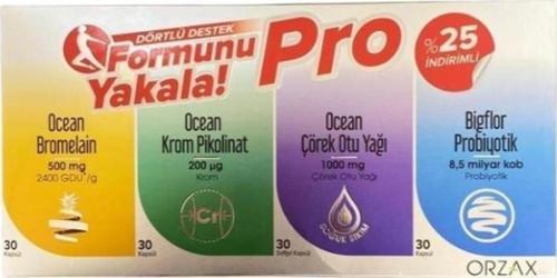 Ocean Formunu Yakala Dörtlü Destek Seti