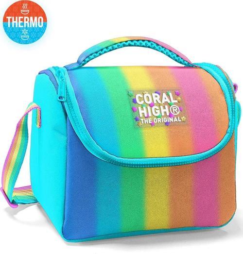 Kids Renkli Çizgili Thermo Beslenme Çantası 22773