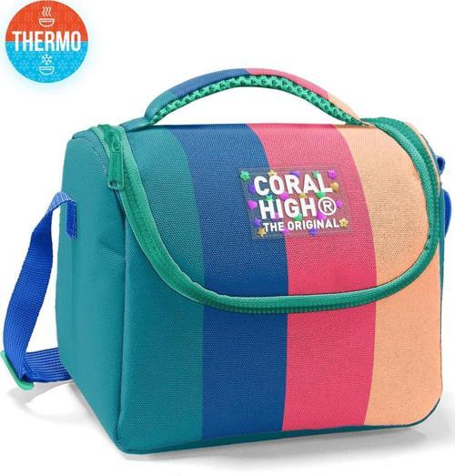 Kids Renkli Çizgili Thermo Beslenme Çantası 22779