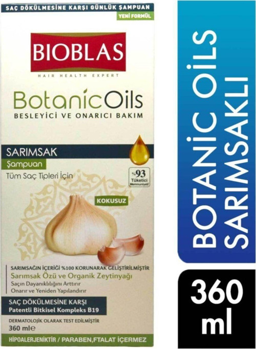 Şampuan 360 Ml Sarımsaklı 8680512600022