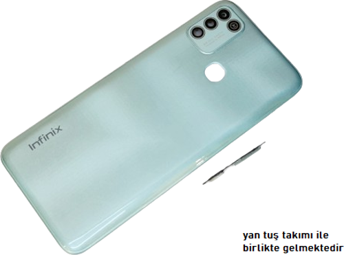 Infinix HOT 10 PLAY KASA ARKA Pil Batarya Kapağı YEŞİL