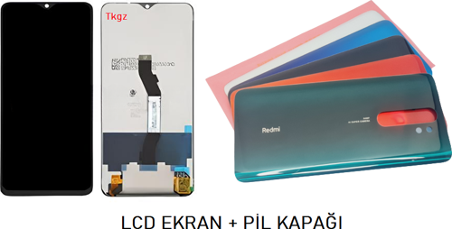 Xiaomi Redmi NOTE 8 Pro LCD Ekran + Arka Kapak MAVİ