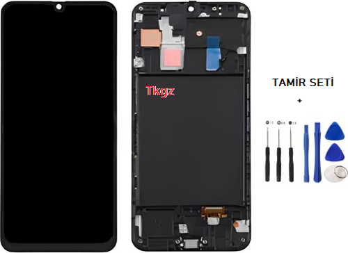 - Samsung Galaxy A30 - SM-A305 Lcd Ekran Dokunmatik - A - Kalite ÇITALI + TAMİR SETİ