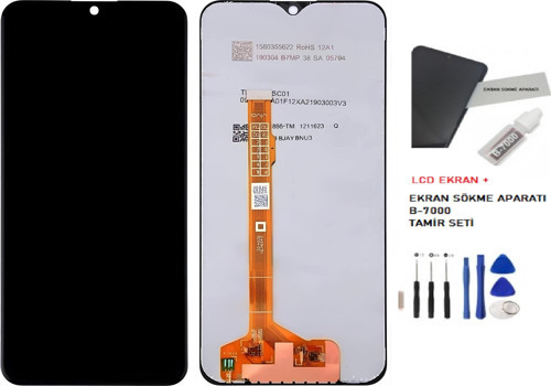 Vivo Y17 Lcd Dokunmatik Ekran Orijinal Kalite + B-7000 + TAMİR SETİ