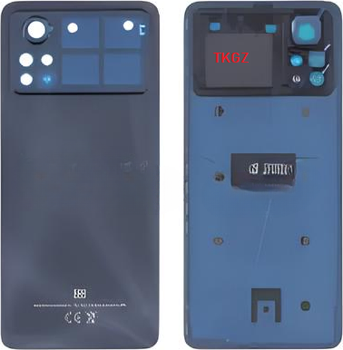 Xiaomi POCO X4 PRO - 5G- Arka Kapak Batarya Kapağı - CAM -SİYAH