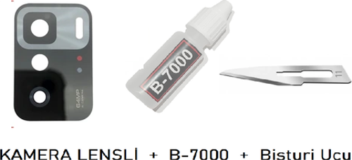 Xiaomi POCO X3 GT Arka Kamera Lensi CAM + B-7000