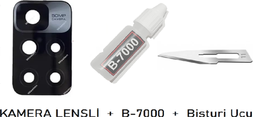 Xiaomi Redmi 10 - 2020 Arka Kamera Lensi CAM + B-7000