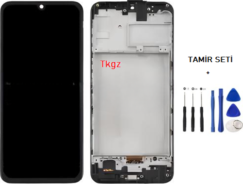 - Samsung Galaxy M30S - SM-M307 Lcd Ekran Dokunmatik - A - Kalite ÇITALI + TAMİR SETİ