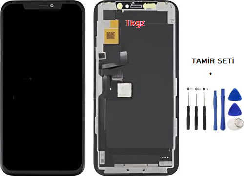 - iPhone 11 PRO Lcd Ekran Dokunmatik -A- Kalite (JK MARKA) + TAMİR SETİ