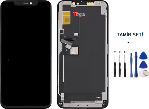 - iPhone 11 PRO MAX Lcd Ekran Dokunmatik -A- Kalite (GX MARKA) + TAMİR SETİ