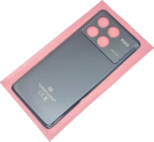 Xiaomi POCO X6 PRO Arka Pil Batarya Kapağı SİYAH