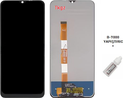 - Vivo Y15S Lcd Ekran Dokunmatik -A- Kalite + B-7000