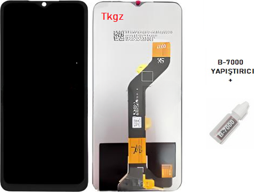 - Tecno Spark 8C Lcd Ekran Dokunmatik -A- Kalite + B-7000