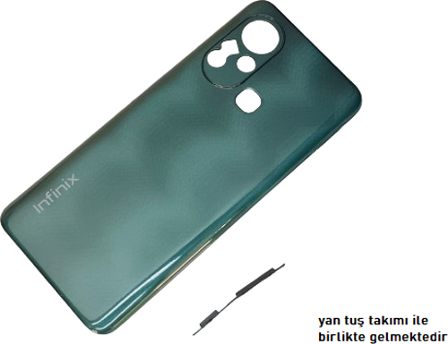 Infinix HOT 11S KASA Arka Pil Batarya Kapağı YEŞİL